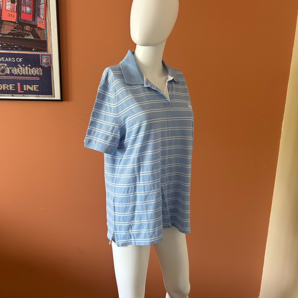 BROOKS BROTHERS “Golden Fleece Performance Polo” light blue women’s polo - Picture 6 of 12